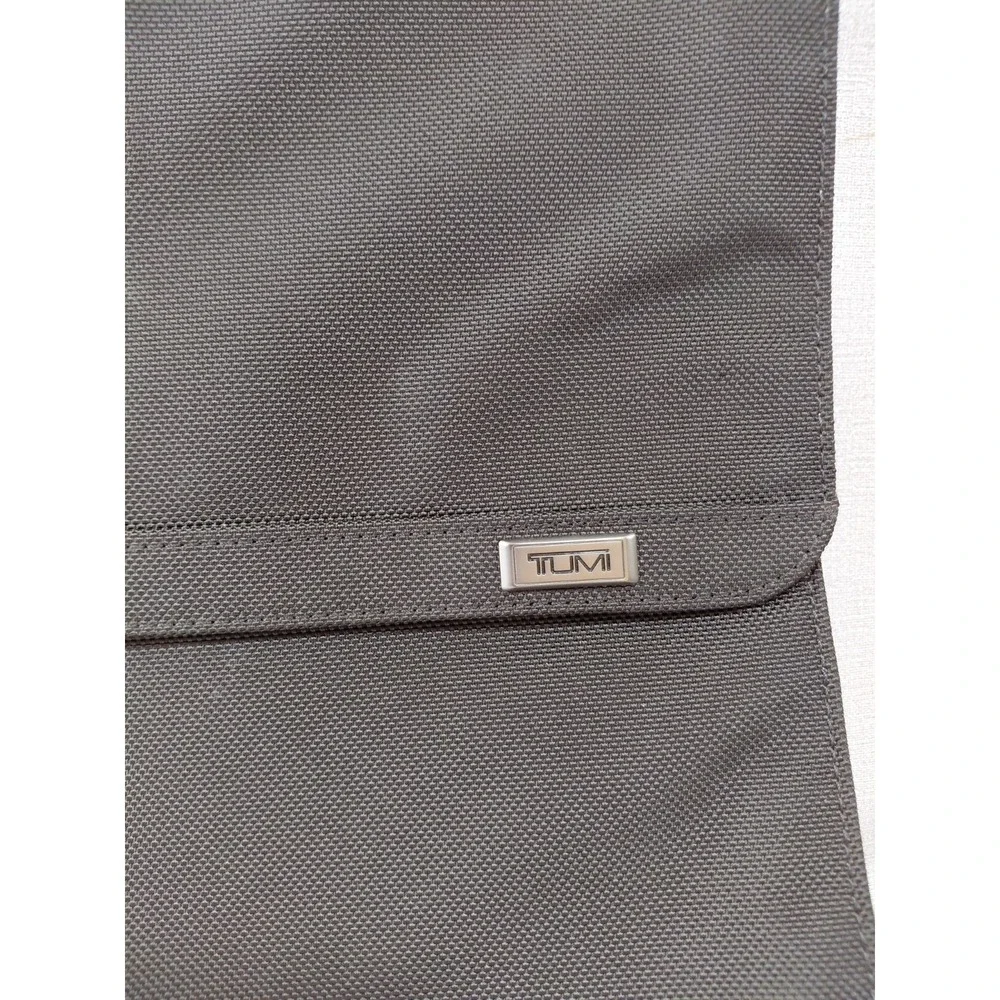 Tumi Alpha Ballistic Nylon Document Sleeve Portfolio Black Ipad Folio Travel